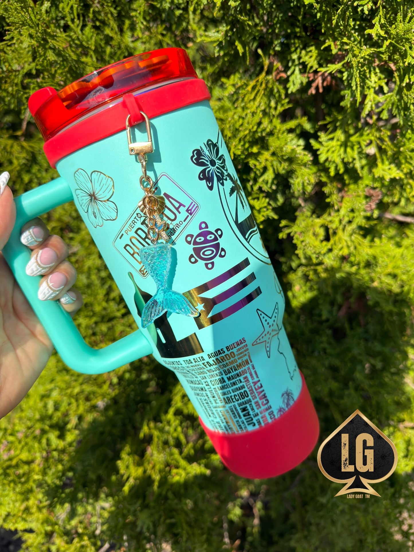 Bori Playero Limitado 🇵🇷 Engraved Tumbler 40oz