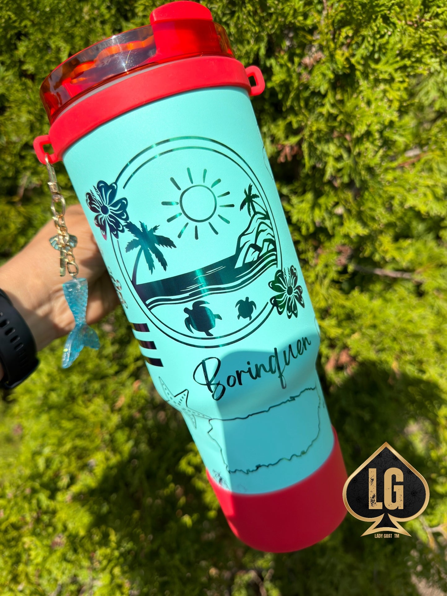 Bori Playero Limitado 🇵🇷 Engraved Tumbler 40oz