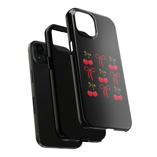 Cherry Coquette Tough Phone Cases