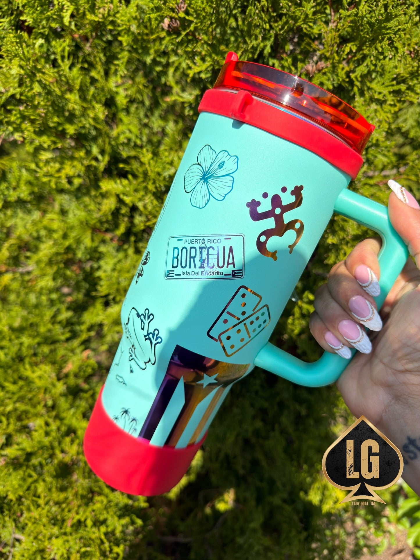 Bori Playero Limitado 🇵🇷 Engraved Tumbler 40oz