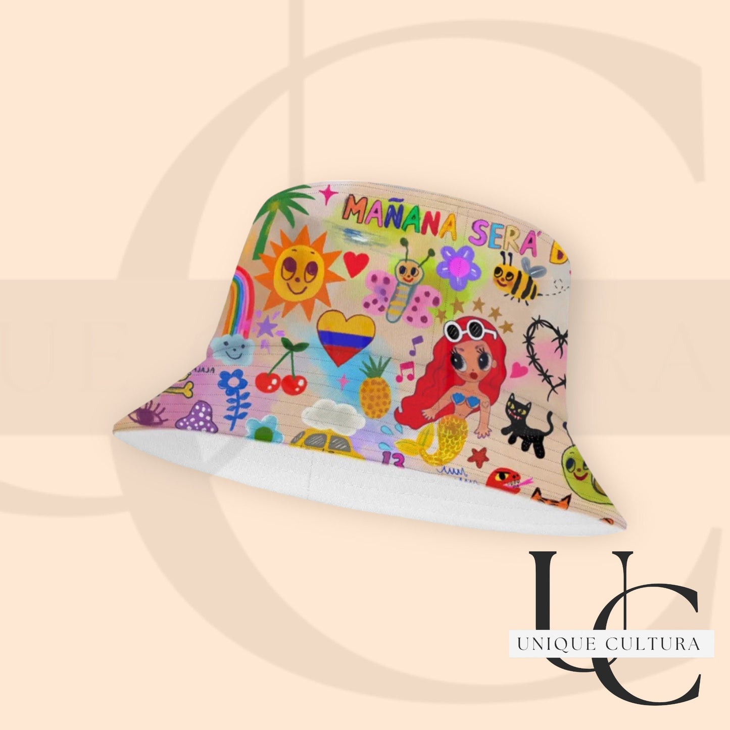 Mañana Sera Bonito Gorra | Tomorrow will be nice Bucket Hat  | KG |Trending now | Playa | Great Birthday gift for girls