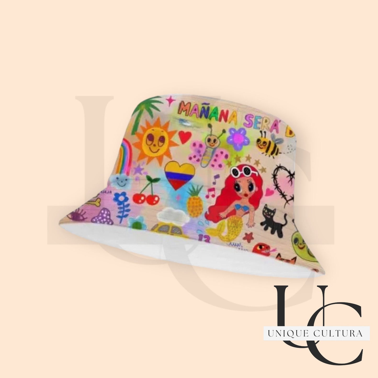 Mañana Sera Bonito Gorra | Tomorrow will be nice Bucket Hat  | KG |Trending now | Playa | Great Birthday gift for girls